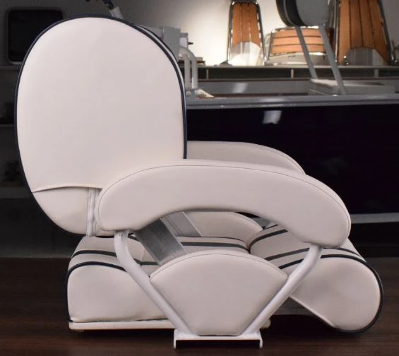 Flip Up And Flip Back Helm Boat Seat